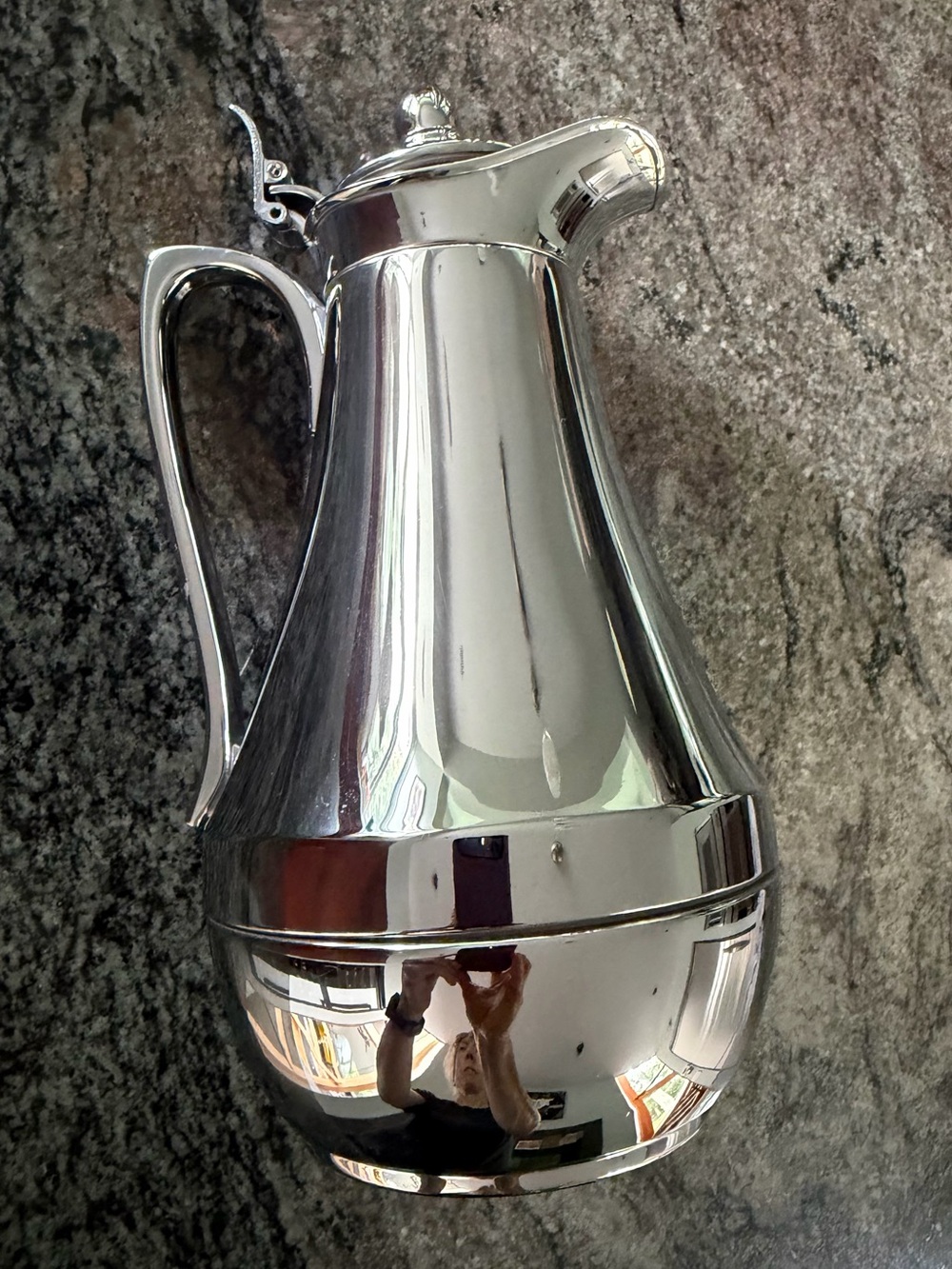 Alfi Germany 0.65L Chrome Vacuum Carafe Glass Thermal Insulated